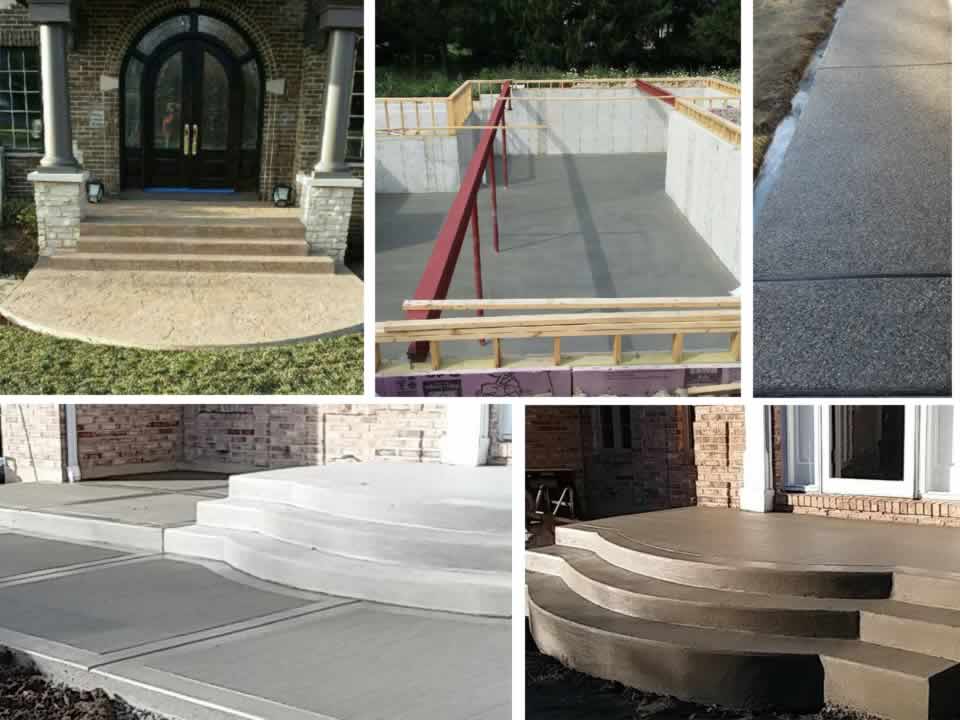 PFC Concrete Collage of Projects
